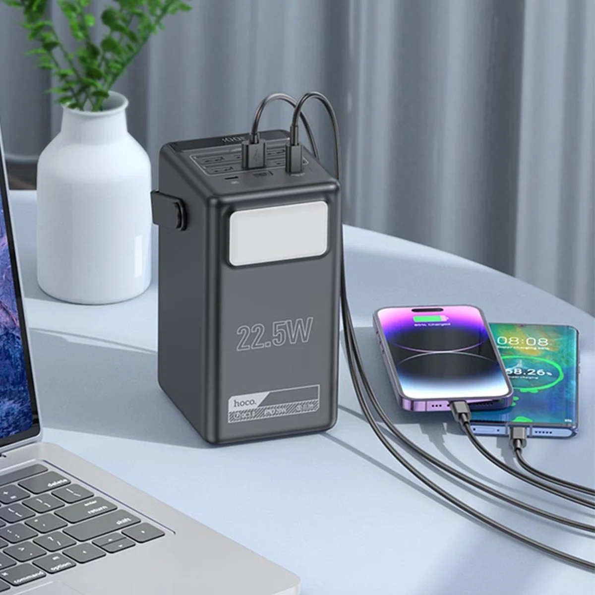 Портативное ЗУ Power Bank Hoco DB03 Endure 22.5W 100 000 mAh Black