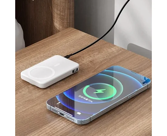 Портативное ЗУ Power Bank JJT-A27-1 PD20W+QC 22.5W с БЗУ 10000 mAh White