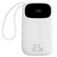 Портативное ЗУ Power Bank Baseus EnerFill FC31 PD22.5W with cables 10000 mAh (PPQD3) Moon White