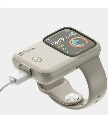 Портативне ЗУ Charging Soft Case для Apple Watch 40/41mm 1200 mAh Moon White