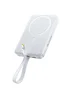 Портативне ЗУ Power Bank Baseus EnerFill FM11 30W з БЗУ with cable 10000mAh (E00289) Moon White