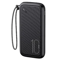 Портативное зарядное устройство Power bank Usams US-CD150 PB56 with Lanyard 10000mAh Черный