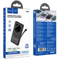 Портативное ЗУ Power Bank Hoco Q29 Nobility 22.5W+PD20W + Lightning 10000 mAh Black