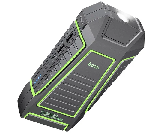Пусковое устройство (бустер) для автомобиля Hoco QS1 Spring Car Jump Starter 10000 mAh Black