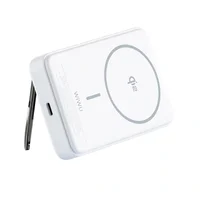 Портативное ЗУ Power Bank WIWU Wi-P031 Magnetic с БЗУ 30W 10000 mAh White