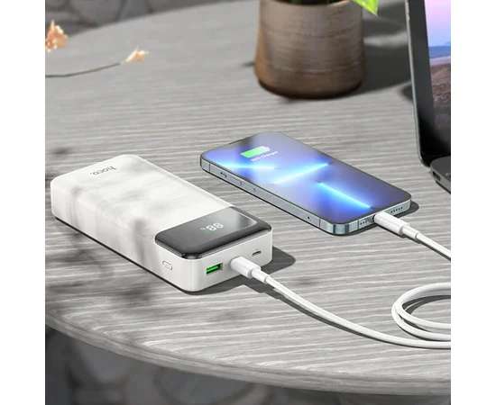 Портативное ЗУ Power Bank Hoco J102A Cool figure PD20W+QC3.0 20000 mAh White