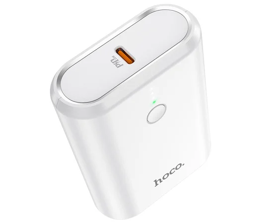 Портативное зарядное устройство Power Bank Hoco Q3 "Mayflower" PD20W+QC3.0 10000 mAh Белый