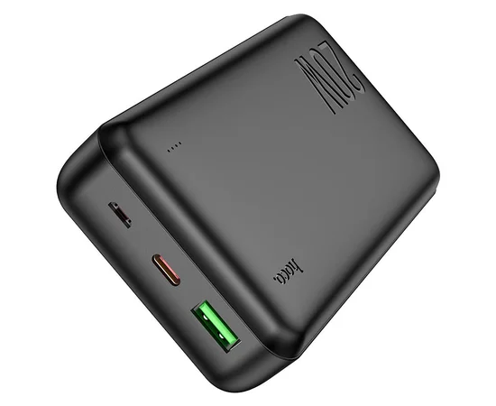 Портативное ЗУ Power Bank Hoco J87A Tacker PD20W+QC3.0 20000 mAh Черный