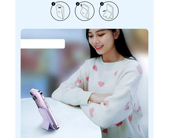 Портативное зарядное устройство Power Bank JJT-A27-1 PD20W+QC 22.5W с БЗУ 5000 mAh Purple