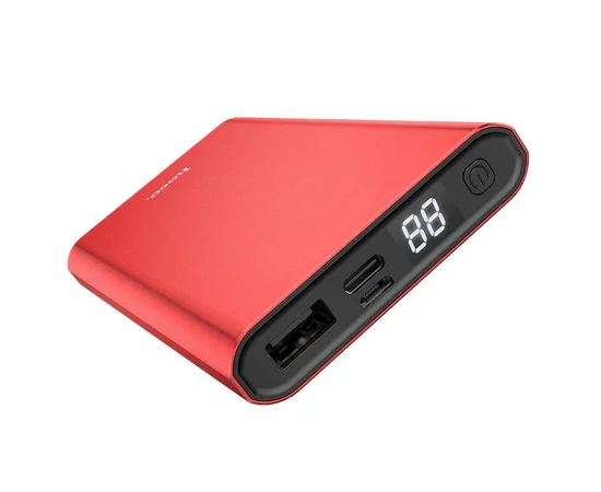 Портативное зарядное устройство Power Bank Hoco J68 10000 mAh Красный