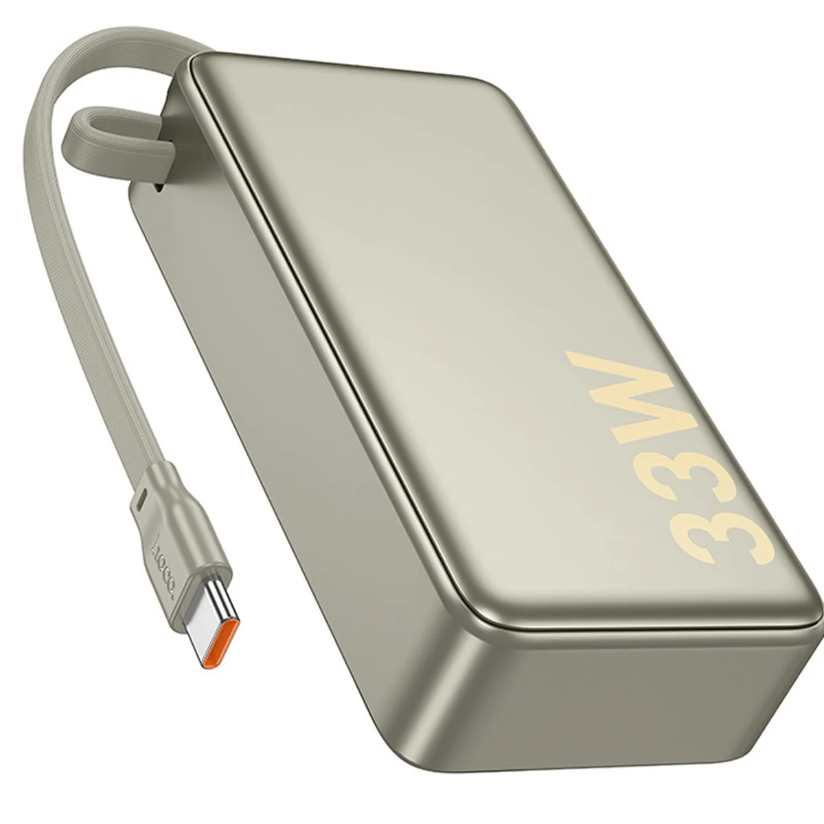 Портативное ЗУ Power Bank Hoco Q27A Jewel 33W 10000 mAh Titanium gold