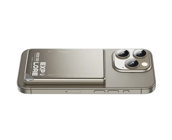 Портативное ЗУ Power Bank WIWU Wi-P020 Ultra-Thin 10000 mAh Titanium Alloy