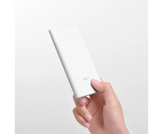 Портативное зарядное устройство Power Bank Hoco B35D Entrourage 5000 mAh white