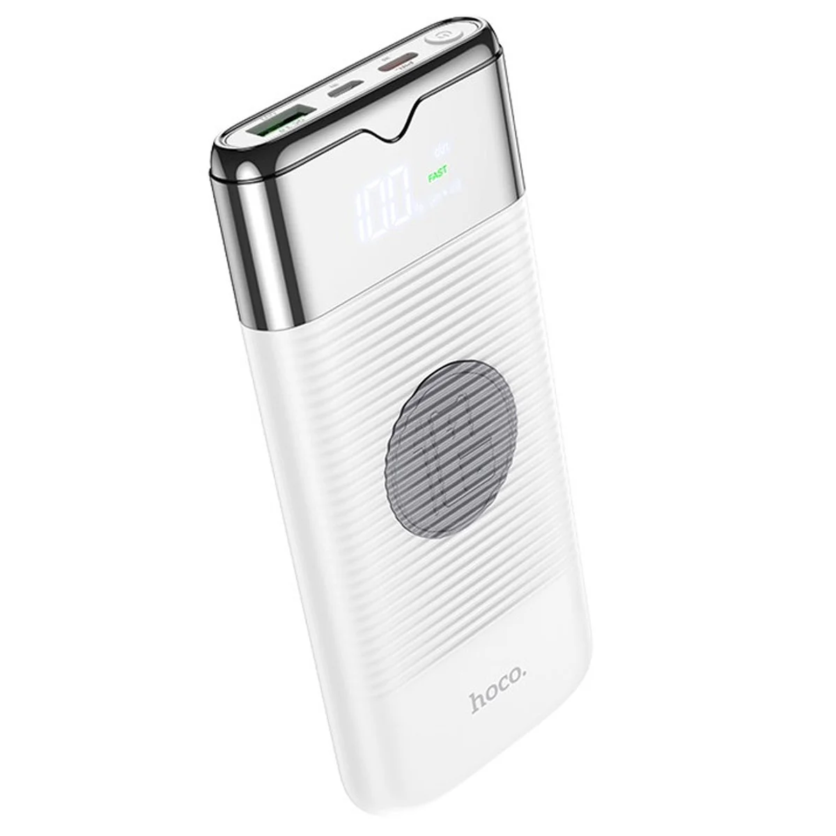 Портативное зарядное устройство Power Bank Hoco J63 "Velocity" PD+QC3.0 с БЗУ 10000 mAh Белый