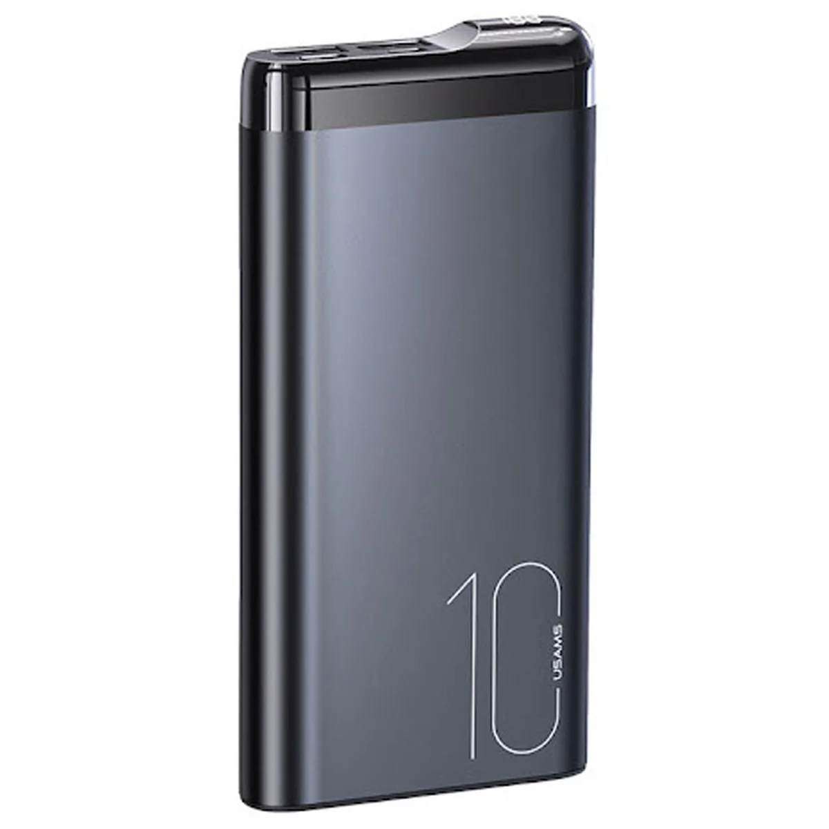 Портативное зарядное устройство Power bank Usams US-CD148 PB55 Alloy Digital Display 10000mAh Серый