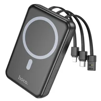 Портативне ЗУ Power Bank Hoco DB59 Guardian 22.5W+PD20W із БЗУ 10000 mAh Black