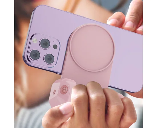 Портативное зарядное устройство Power Bank WIWU Wi-W016+Selfie Stick с БЗУ 4500 mAh Pink