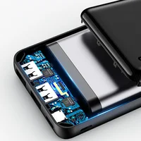 Портативное зарядное устройство Usams US-CD104 PB39 2USB 5000 mAh Черный