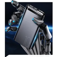 Портативное зарядное устройство Power bank Usams US-CD148 PB55 Alloy Digital Display 10000mAh Серый