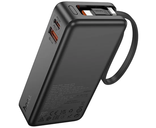 Портативное ЗУ Power Bank Hoco Q27A Jewel 33W 10000 mAh Black