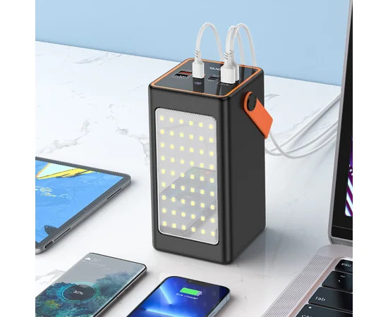 Портативное ЗУ Power Bank Hoco J107 Super 22.5W 90000 mAh Black