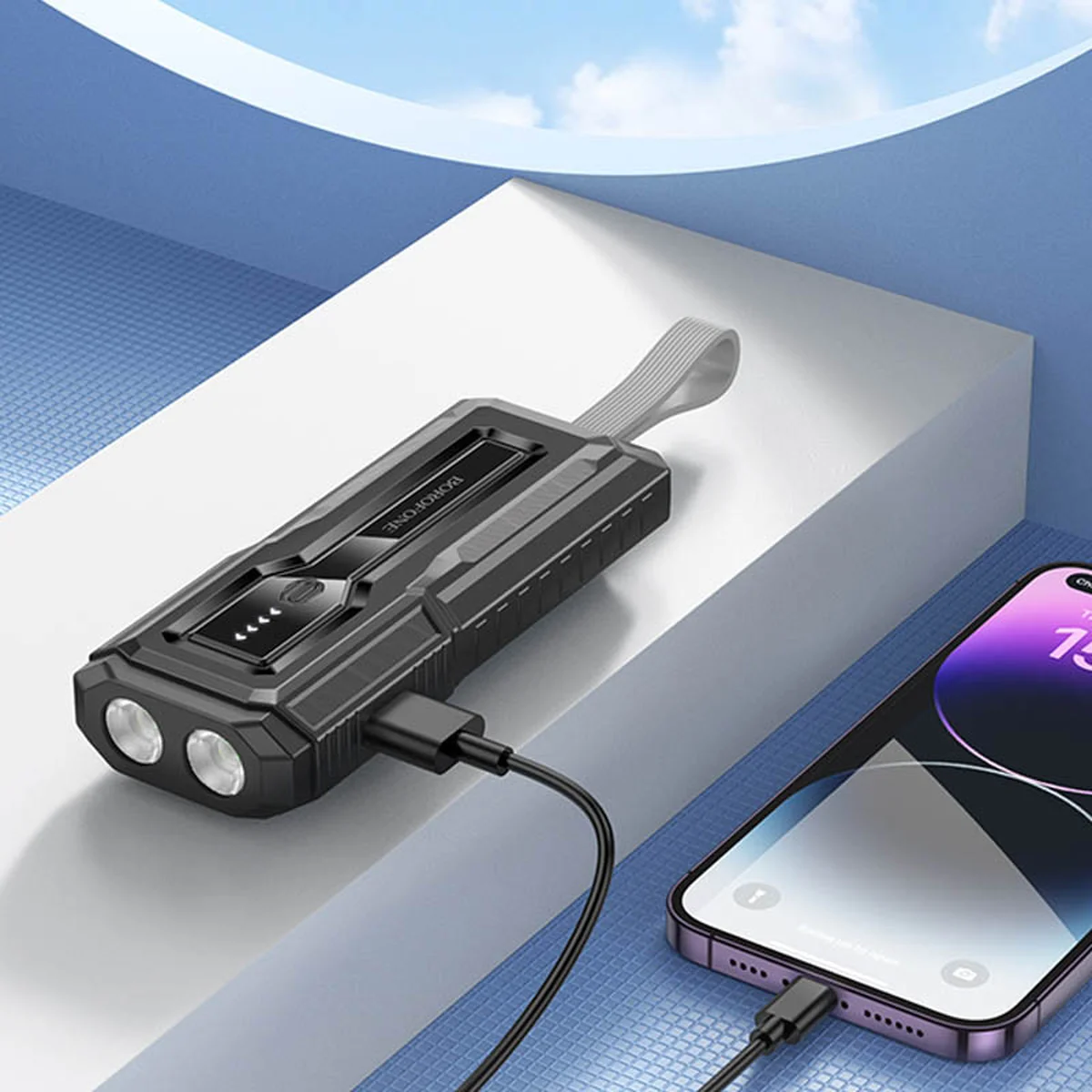 Портативное ЗУ Power Bank BOROFONE BJ54 Graceful 22.5W+PD20W 10000 mAh Black