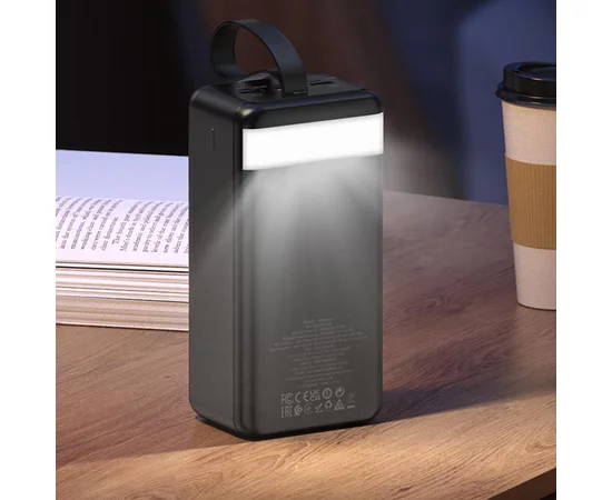 Портативное ЗУ Power Bank Hoco J123C Element 22.5W+PD20W 60000 mAh Black