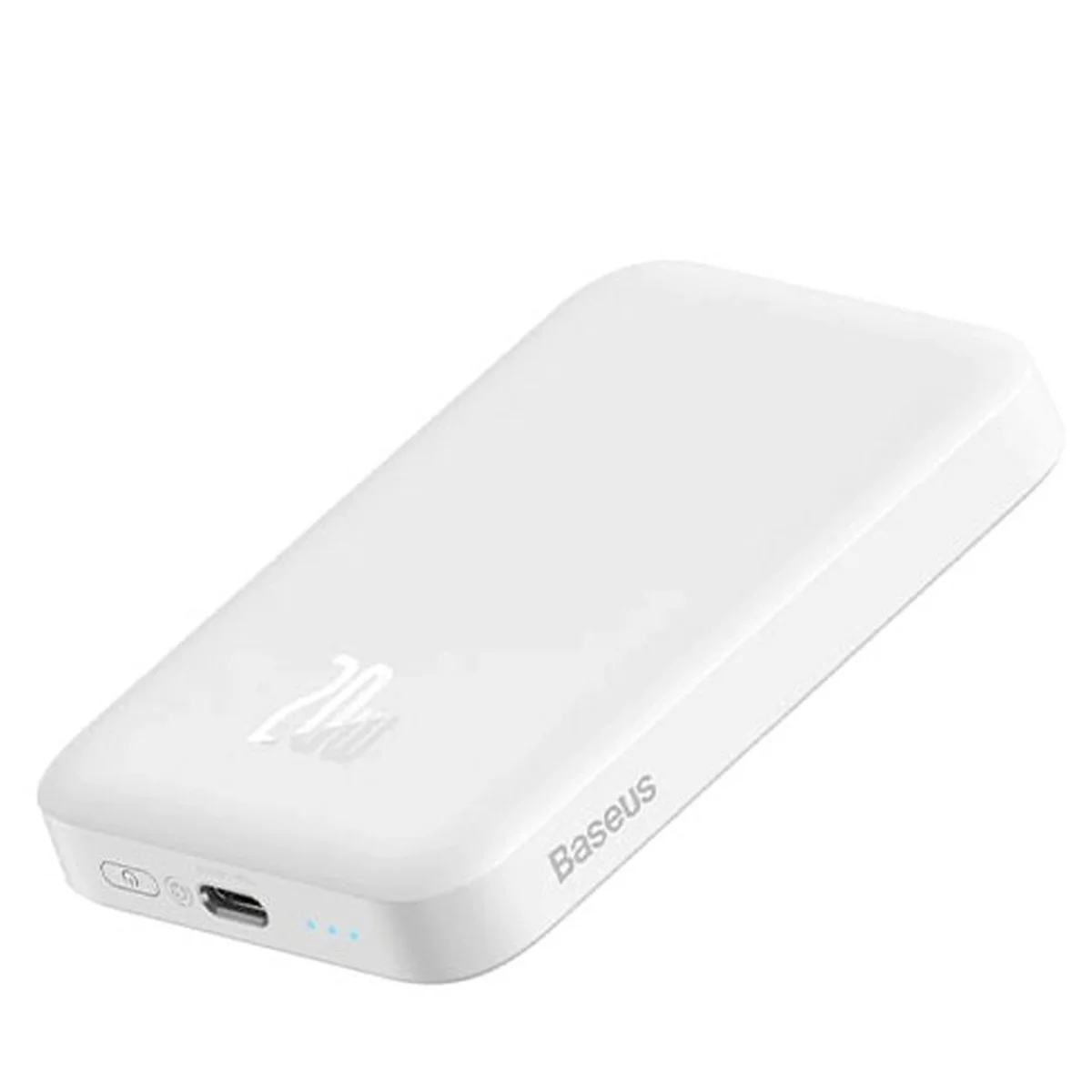 Портативное ЗУ Power Bank Baseus Magnetic Mini OS 20W c БЗУ 20000 mAh (PPCX15000) White