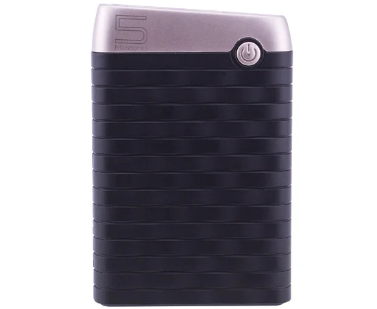 Портативное зарядное устройство Mezone X6 (5000mAh 2USB 2.4A) (+кабель MicroUSB) Черный / Золотой