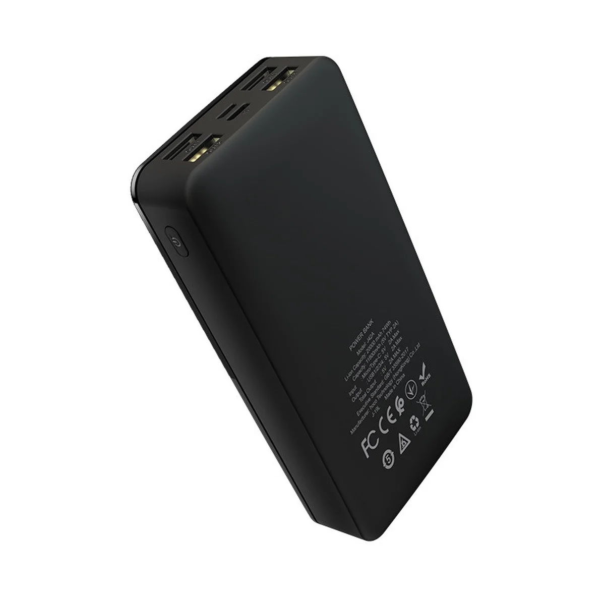 Портативное зарядное устройство Power Bank Hoco J42A High 20000 mAh Черный