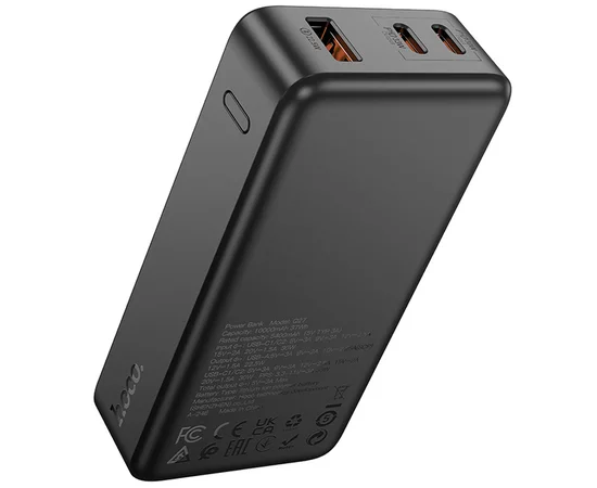Портативное ЗУ Power Bank Hoco Q27 Jewel 33W 10000 mAh Black