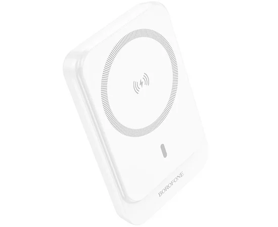 Портативное ЗУ Power Bank BOROFONE BJ63 Nimble PD20W с БЗУ 5000 mAh White