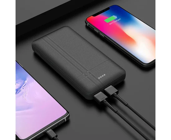 Портативное зарядное устройство PowerBank Hoco J48 "Nimble" 10000 mAh Черный