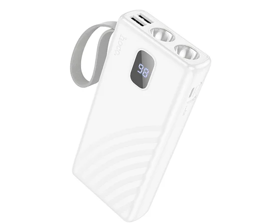 Портативное ЗУ Power Bank Hoco J129A Nature flashlight 20000 mAh White