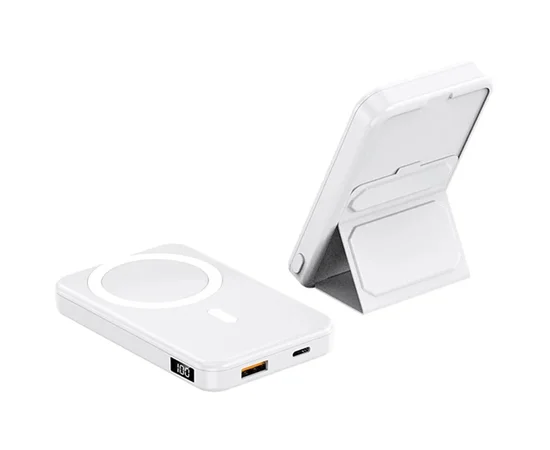 Портативное зарядное устройство Power Bank JJT-A27-1 PD20W+QC 22.5W с БЗУ 5000 mAh White