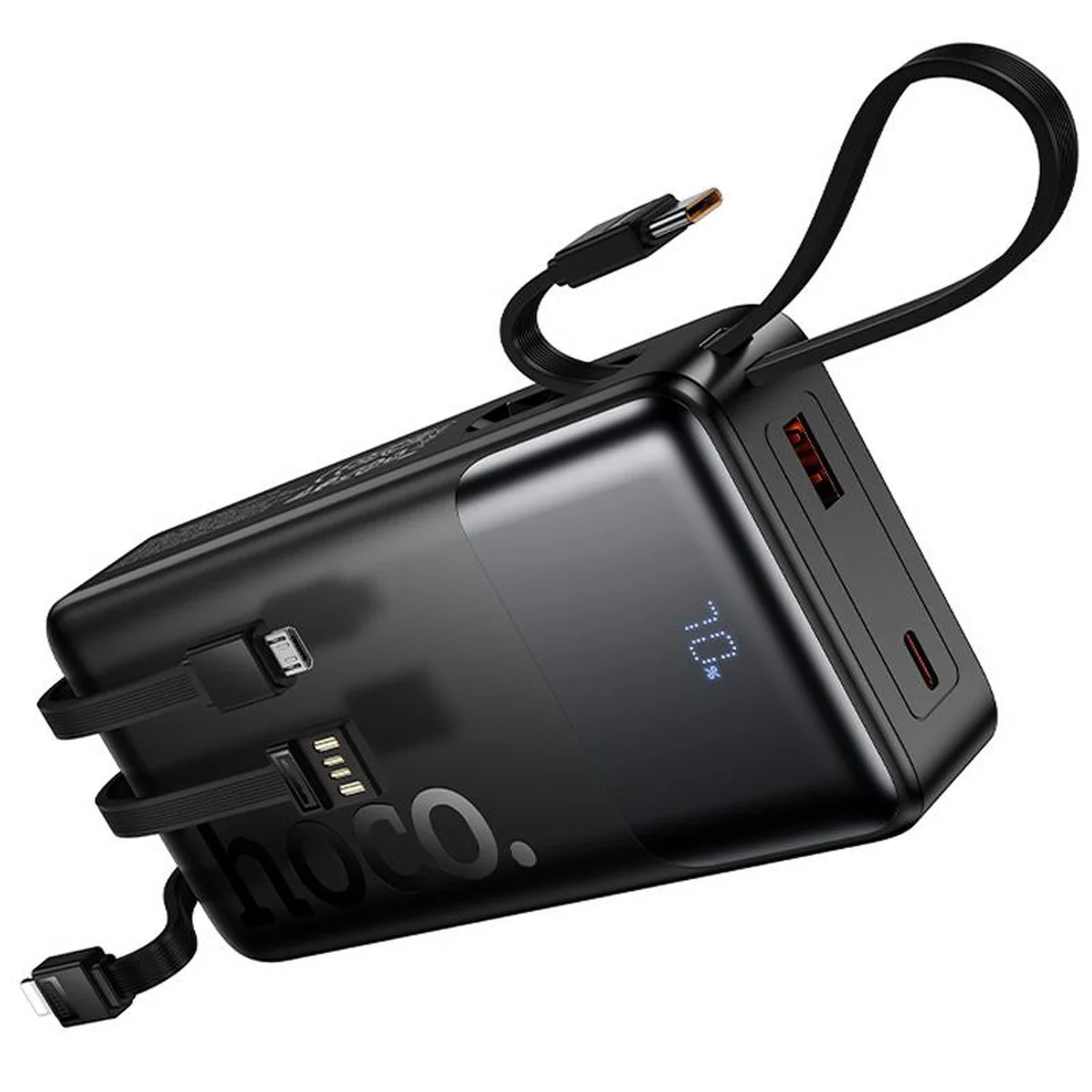Портативное ЗУ Power Bank Hoco J156A Founder 22.5W+PD20W with 4 cables 20000 mAh Black