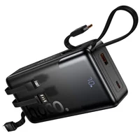 Портативное ЗУ Power Bank Hoco J156A Founder 22.5W+PD20W with 4 cables 20000 mAh Black