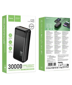 Портативное ЗУ Power Bank Hoco J159B Essence 22.5W+PD20W 30000 mAh Black