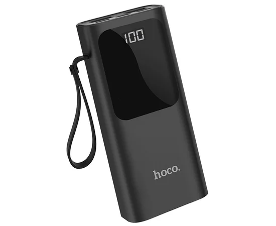 Портативное зарядное устройство PowerBank Hoco J41 "Treasure" 10000 mAh Черный