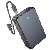 Портативное ЗУ Power Bank Hoco J170A Starlight 22.5W+PD20W with cable 20000 mAh Metal gray