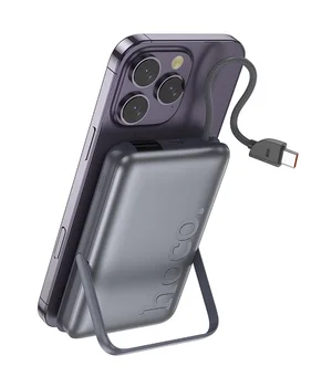 Портативное ЗУ Power Bank Hoco Q43 Clever dual PD20W с БЗУ Type-C 10000 mAh Metal gray