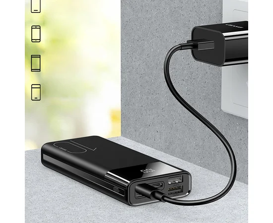 Портативное зарядное устройство Usams US-CD97 Dual USB Digital (10000mAh) Черный