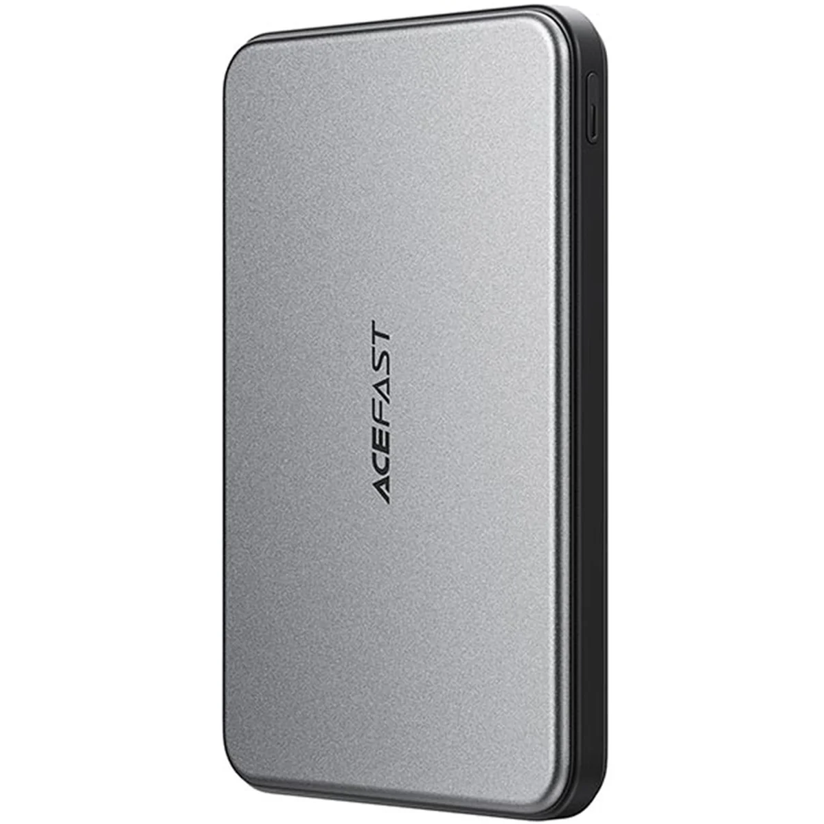 Портативное ЗУ Power Bank Acefast M30 PD20W с БЗУ with cable 5000 mAh Black