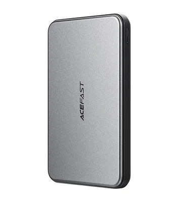 Портативне ЗУ Power Bank Acefast M30 PD20W із БЗУ with cable 5000 mAh Black