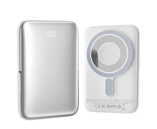 Портативное ЗУ Power Bank WIWU Wi-P018 с БЗУ 15W 10000 mAh White