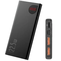 Портативное зарядное устройство Baseus Adaman Metal Digital Display QC 22.5W 10000mAh (PPAD000001) Черный