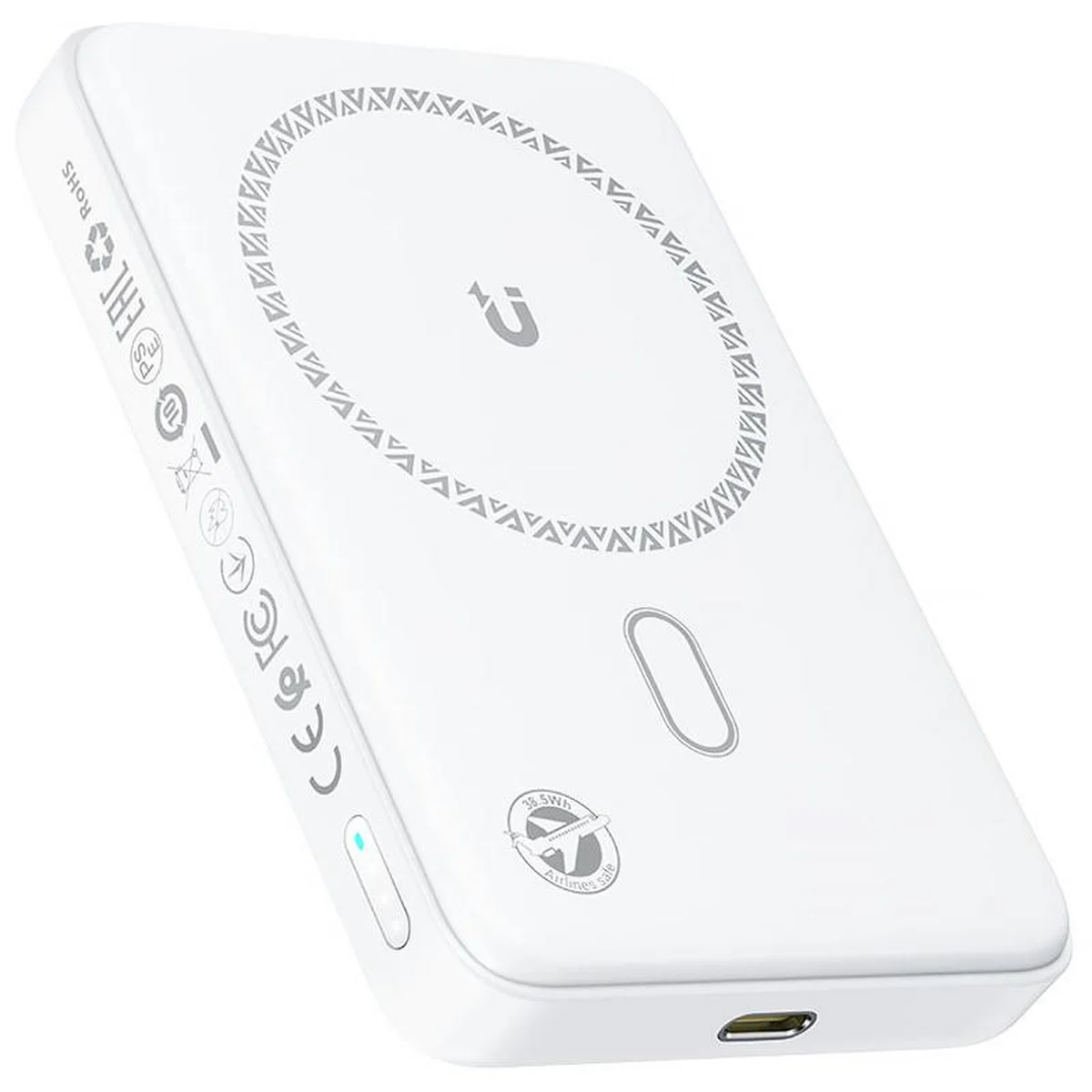 Портативное ЗУ Power Bank Acefast M26 20W с БЗУ 10000 mAh White