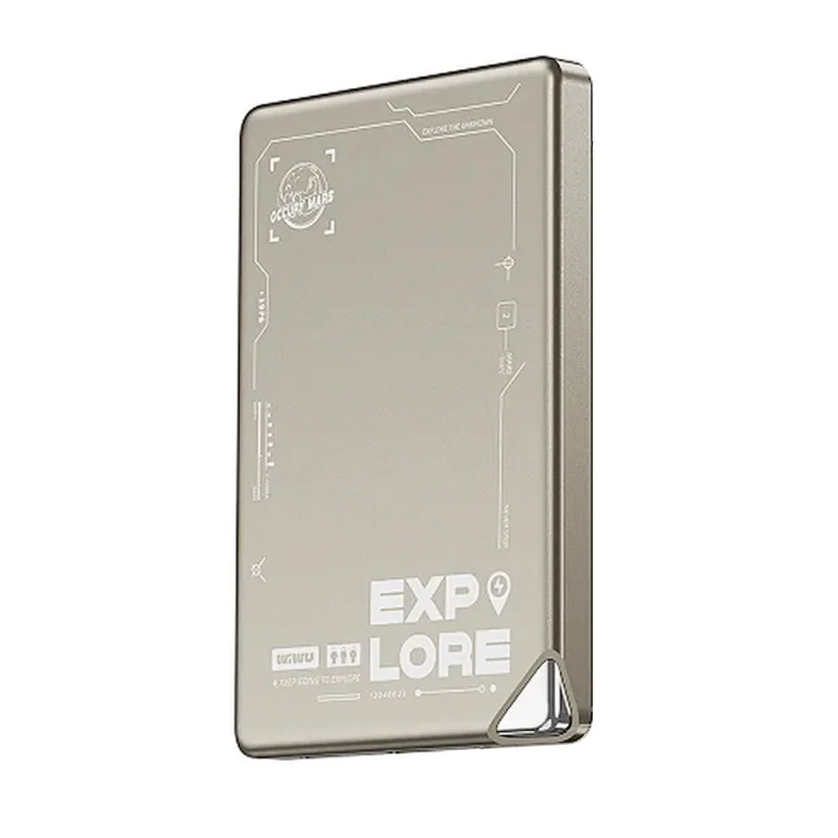 Портативное ЗУ Power Bank WIWU Wi-P019 Ultra-Thin 5000 mAh Titanium Alloy