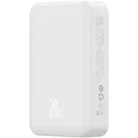 Портативное ЗУ Power Bank Baseus EnerFill FM41 Mini Magnetic PD20W с БЗУ 20000mAh (E0027U) Moon White