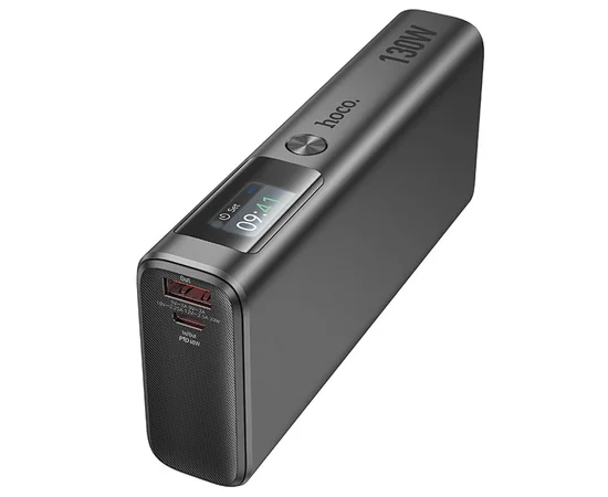 Портативное ЗУ Power Bank Hoco Q17B Electric 130W 20000 mAh Space Gray